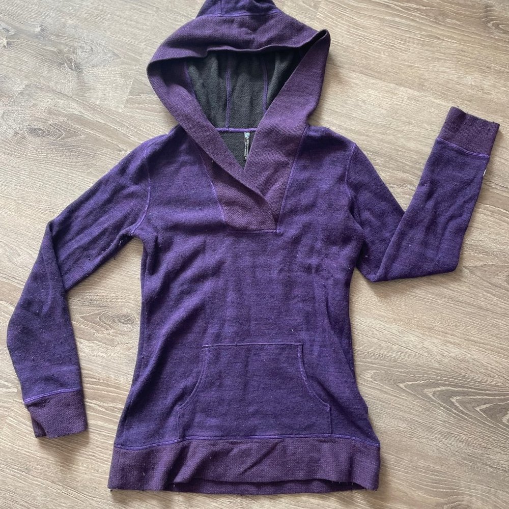 Womens, Kuhl, Wool hoodie, purple